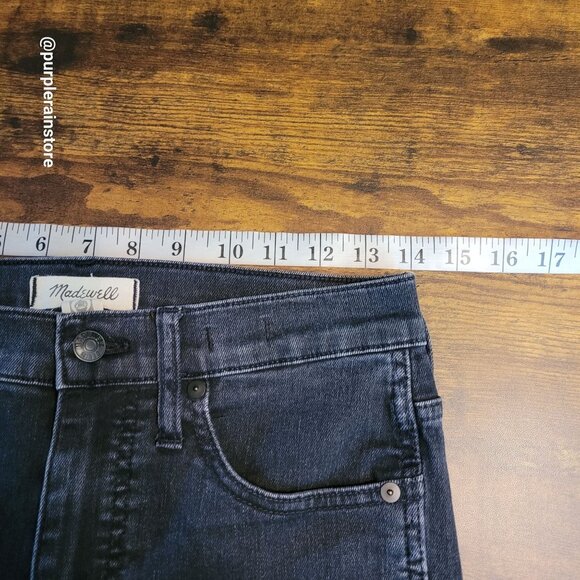Madewell Jeans 27 Skinny 10" High Rise Eclipse Wash AC134 Tummy Control Stretch - Picture 8 of 13